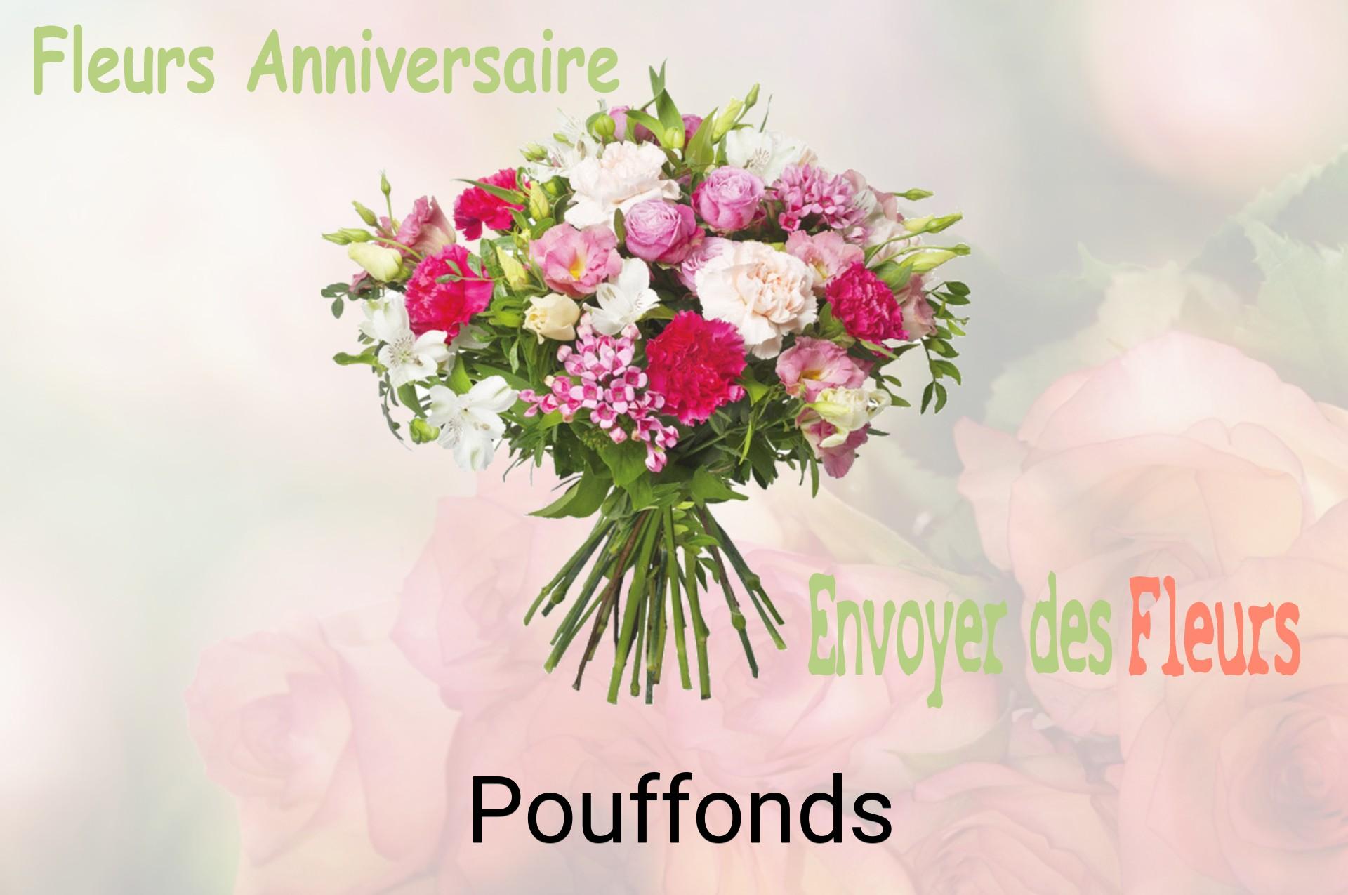 Bouquet de fleurs d’anniversaire livré à Pouffonds
